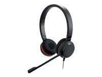 Jabra Evolve 20SE UC stereo - Headset - på örat - kabelansluten - USB-C, USB-A - ljudisolerande - Alcatel-Lucent-certifierad, Avaya-certifierad, Certifierad för Microsoft-teams, Cisco Certified, Unify-certifierad 4999-829-469