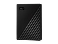 WD My Passport WDBR9S0060BBK - Hårddisk - krypterat - 6 TB - extern (portabel) - USB 3.2 Gen 1 - 256 bitars AES - svart WDBR9S0060BBK-WESN