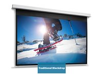 Da-Lite DescenderPro - Projektorduk - takmontering - motoriserad - 230 V - 158.27" (402 cm) - 16:9 - Matte White - RAL 9016 10146771