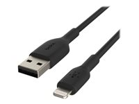 Belkin BoostCharge - Lightning-kabel - Lightning hane till USB hane - 3 m - svart CAA001BT3MBK