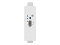 VISION TechConnect 3 - Modulkontaktplatta med insnäppsfästen - USB Typ C - vit TC3 USBCFF