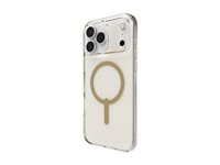 ZAGG Milan Snap - Baksidesskydd för mobiltelefon - MagSafe-kompatibilitet - grafen - glitterguld - för Apple iPhone 17 Pro Max 702318991