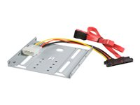 StarTech.com 2,5" SATA-hårddisk till 3,5" monteringssats för enhetsfack - Adapter för lagringsfack - för P/N: 25S22M2NGFFR, S322M225R, SAT2M2NGFF25, SAT32M225, SAT32MSAT257, ST521PMINT BRACKET25SAT