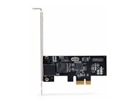 Startech 1-Port 2.5G NBASE-T PCIe Network Card, Computer Network Interface Card, Intel I225-V, Single-Port Ethernet, Multi-Gigabit NIC (PR12GI-NETWORK-CARD) - Nätverksadapter - PCIe 2.0 låg profil - 10/100/1000/2500Base-T x 1 - svart PR12GI-NETWORK-CARD