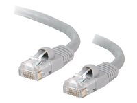 C2G Cat5e Booted Unshielded (UTP) Network Patch Cable - Patch-kabel - RJ-45 (hane) till RJ-45 (hane) - 10 m - UTP - CAT 5e - formpressad, hakfri, tvinnad - grå 83147