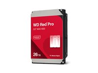 WD Red Pro WD260KFGX - Hårddisk - Enterprise - 26 TB - inbyggd - 3.5" - SATA 6Gb/s - 7200 rpm - buffert: 512 MB WD260KFGX