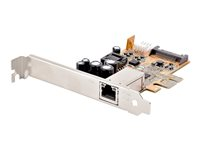 Startech 1 Port 2.5Gbps PoE Network Card, PCIe Ethernet Card w/RJ45 Port, 30W 802.3at PoE NIC for Desktops/Servers, Network PoE LAN Adapter w/Low-Profile Bracket Included - NBASE-T, Windows/Linux Support (ST1000PEXPSE) - Nätverksadapter - PCIe 2.1 låg profil - 2.5GBase-T (PoE+) x 1 ST1000PEXPSE