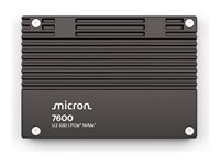 Micron 7600 MAX - SSD - Mixed Use - krypterat - 12.8 TB - inbyggd - 2.5" - U.2 PCIe 5.0 x4 (NVMe) - FIPS 140-3 Level 2 - TCG Opal Encryption MTFDLAL12T8THS-1BP1DFCYYT