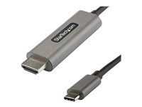 StarTech.com USB C till HDMI-kabel 4K 60 Hz på 5 m med HDR10 - Ultra HD USB Type-C till 4K HDMI 2.0b-videokabeladapter - USB-C till HDMI HDR-skärm/skärmsadapter - DP 1.4 Alt Mode HBR3 - Adapterkabel - USB-C hane till HDMI hane - 5 m - svart - stöd för 4K, aktiv CDP2HDMM5MH