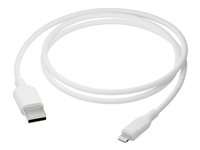 dbramante1928 re-charge - Lightning-kabel - USB hane till Lightning hane - 1.2 m - 100 % återvunnen plast CB12ALWH7084