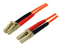 StarTech.com 15m Fiber Optic Cable - Multimode Duplex 50/125 - LSZH - LC/LC - OM2 - LC to LC Fiber Patch Cable - Nätverkskabel - LC multiläge (hane) till LC multiläge (hane) - 15 m - 15 m - fiberoptisk - duplex - 50/125 mikron - orange 50FIBLCLC15