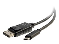 C2G 12ft USB C to DisplayPort Cable - 4K - Black - M/M - Extern videoadapter - USB-C - DisplayPort - svart 26904