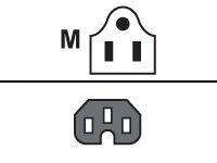 Cisco - Strömkabel - IEC 60320 C15 till NEMA 5-15 (hane) - AC 110 V - 2.5 m - Förenta Staterna - för P/N: PWR-C45-1000AC/2=, PWR-C49-300AC-CAB-7K, PWR-C49-300AC-CAB-7KACE, PWR-C49-300AC-RF CAB-US515-C15-US=