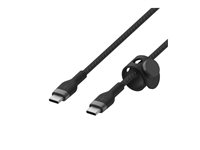 Belkin BoostCharge - USB-kabel - USB-C (hane) till USB-C (hane) - 3 m - svart CAB011BT3MBK