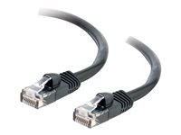 C2G Cat5e Booted Unshielded (UTP) Network Patch Cable - Patch-kabel - RJ-45 (hane) till RJ-45 (hane) - 1 m - UTP - CAT 5e - formpressad, hakfri, tvinnad - svart 83181