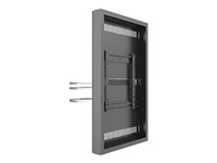 Multibrackets M Pro Series - Hölje - för LCD-panel för digital skyltning - medium - låsbar - stål - svart, RAL 9005 - skärmstorlek: 50" - monteringsgränssnitt: up to 400 x 500 mm* - kolumn 7350022732759