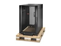 APC NetShelter SX - Rack skåp - svart - 18U - 19" - TAA-kompatibel - för P/N: SURT48RMXLBP AR3106SP