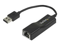 StarTech.com USB 2.0 till 10/100 Mbps Ethernet-nätverksadapterdongel - Nätverksadapter - USB 2.0 - 10/100 Ethernet - svart USB2100