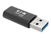 Eaton Tripp Lite Series USB-C to USB-A Adapter (F/M), USB 3.2 Gen 2 (10 Gbps) - USB-adapter - 24 pin USB-C (hona) till USB typ A (hane) - USB 3.2 Gen 2 / Thunderbolt 3 - 0.9 A - upp till 10 Gbps dataöverföringshastighet - svart - för P/N: U415-002-BDS, U460-004-2A2C-2, U460-004-4A-G2 U329-000-10G