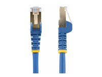 StarTech.com cat6a ethernet-kabel - Patch-kabel - RJ-45 (hane) till RJ-45 (hane) - 10 m - STP - CAT 6a - formpressad, hakfri - blå 6ASPAT10MBL