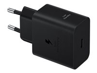 Samsung EP-T4511 - Strömadapter - 45 Watt - 3 A - SFC 2.0, PD 3.0 (24 pin USB-C) - på kabel: USB-C - svart EP-T4511XBEGWW