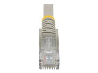 StarTech.com Cat6-patchkabel med hakfria RJ45-kontakter – 2 m, grå - Patch-kabel - RJ-45 (hane) till RJ-45 (hane) - 2 m - UTP - CAT 6 - hakfri - grå N6PATC2MGR