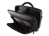 Targus Classic+ Clamshell - Notebook-väska - 17" - 18" - svart, röd CN418GL