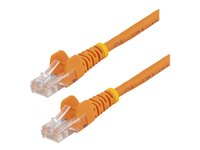 StarTech.com CAT5e Cable - 10 m Orange Ethernet Cable - Snagless - CAT5e Patch Cord - CAT5e UTP Cable - RJ45 Network Cable - Patch-kabel - RJ-45 (hane) till RJ-45 (hane) - 10 m - UTP - CAT 5e - hakfri, tvinnad - orange 45PAT10MOR