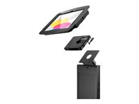 Compulocks iPad 10th-11th (A16) Gen Space Enclosure Brandable Floor Stand Plus Hub Black - Ställ - för surfplatta - varumärkesbar, plus hub - låsbar - svart - skärmstorlek: 10.9" - golvstående - för Apple 10.9-inch iPad Wi-Fi, Wi-Fi + Cellular 140B209IPDSBH01