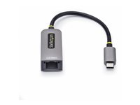 StarTech.com 2.5GbE USB-C to Ethernet Adapter - Nätverksadapter - USB-C 3.2 Gen 1 / Thunderbolt 3 - 10M/100M/1G/2.5 Gigabit Ethernet - rymdgrå C22G-USB-ETHERNET