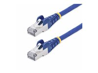 StarTech.com 2m Blue CAT8 Ethernet Cable, Snagless, S/FTP, 25G/40G - Patch-kabel - RJ-45 (hane) till RJ-45 (hane) - 2 m - 5.6 mm - S/FTP - 50 mikron - CAT 5/5e/6/6a/8 - IEEE 802.3bt/IEEE 802.3ba - halogenfri, passiv, hakfri - blå NLBL-2M-CAT8-PATCH