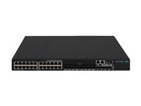 HPE FlexNetwork 5520 24G 4SFP+ HI 1-slot Switch - Switch - L3 - Administrerad - 24 x 10/100/1000 + 4 x 1 Gigabit / 10 Gigabit SFP+ - luftflöde från sida till baksida - rackmonterbar - CTO R8M25A