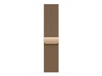 Apple - Slinga för smart klocka - 46mm - storlek S/M - guld - för Watch Hermès Series 9, SE 3, Series 10, Series 11, Series 8, Series 9, Ultra 2, Ultra 3 MGJ44ZM/A