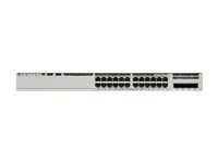 Cisco Catalyst 9200L - Network Essentials - switch - L3 - 24 x 10/100/1000 (PoE+) + 4 x gigabit SFP (upplänk) - rackmonterbar - PoE+ (740 W) C9200L-24P-4G-E