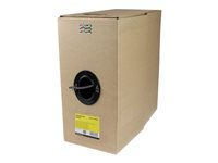 StarTech.com 1000 ft Bulk Roll of Gray CMR Cat6 Solid UTP Riser Cable - Cat 6 Riser Cable - Cat.6 CMR Ethernet Cable - 23 AWG - Gray (WIR6CMRGR) - Bulkkabel - 304.9 m - UTP - CAT 6 - fast - grå WIR6CMRGR