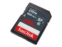 SanDisk Ultra - Flash-minneskort - 256 GB - UHS Class 1 / Class10 - SDXC UHS-I SDSDUNR-256G-GN3IN