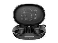 Belkin SoundForm ActiveFit - True wireless-hörlurar med mikrofon - öronknopp - montering över örat - Bluetooth - svart AUC016HQBK