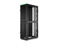 APC NetShelter SX Gen 2 - Rack skåp - 2124 H x 600 B x 1070 D mm, med sidor - golvstående - svart - 45U - 19" - TAA-kompatibel AR3105B2