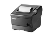 Epson TM88VI - Kvittoskrivare - termisk linje - Rulle (8 cm) - 180 dpi - upp till 350 mm/sek - parallell, USB 2.0, LAN, seriell, PoweredUSB, NFC - kniv 2HV25AA