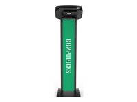 Compulocks Galaxy Tab A8 10.5" Space Enclosure Brandable Floor Stand Plus Hub - Ställ - för surfplatta - svart - skärmstorlek: 10.5" - golvstående - för Samsung Galaxy Tab A8 140B105GA8SBH01