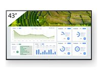 Sony Bravia Professional Displays FW-43BZ30L - 43" Diagonal klass BZ30L Series LED-bakgrundsbelyst LCD-skärm - digital skyltning - Android TV - 4K UHD (2160p) 3840 x 2160 - HDR - Direct LED FW-43BZ30L