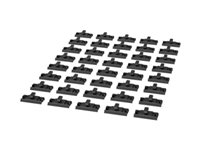 APC NetShelter - Rackmonteringsskena anslutning - svart (paket om 40) NSAC2607