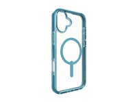 Zagg Santa Cruz Snap - Baksidesskydd för mobiltelefon - MagSafe-kompatibilitet - retroblå - för Apple iPhone 16 Plus 702315059