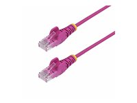 StarTech.com 7m Pink Slim CAT6 Ethernet Cable, Snagless, 28AWG, LSZH - Patch-kabel - RJ-45 (hane) till RJ-45 (hane) - 7 m - 3.6 mm - UTP - CAT 5/5e/6 - IEEE 802.3bt - halogenfri, hakfri - rosa N6PAT7MPKS