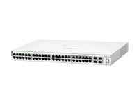 HPE Networking Instant On 1930 48G Class4 PoE 4SFP/SFP+ 370W Switch - Switch - L3 - Administrerad - 48 x 10/100/1000 (PoE) + 4 x 1 Gigabit / 10 Gigabit SFP+ - rackmonterbar - PoE (370 W) JL686B#ABB