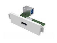 VISION TechConnect 3 USB-a module - Modulkontaktplatta med insnäppsfästen - USB Type A TC3 USBA