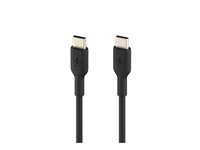 Belkin BoostCharge - USB-kabel - USB-C (hane) till USB-C (hane) - 1 m - svart CAB003BT1MBK