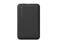 dbramante1928 re-charge - Strömförsörjningsbank - 10000 mAh - 20 Watt - Apple 2.4A, PD/PPS, Apple Fast Charge, QC 3.0 - 2 utdatakontakter (24 pin USB-C, USB typ A) - på kabel: USB-C - svart CP10ACBL7152