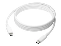 dbramante1928 IT - USB-kabel - USB-C till USB-C - 2 m - upp till 100W laddningskraft CB20CCWH7241