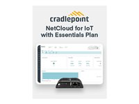 Cradlepoint NetCloud Essentials for IoT Gateways - Abonnemangslicens (3 år) + 24x7 Support - Nordamerika - med IBR200 router with WiFi (10 Mbps modem) for Verizon TB3-020010M-VNN
